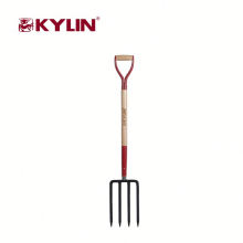 Venta al por mayor Deft Design 4 Prong Garden Steel Pitch Fork